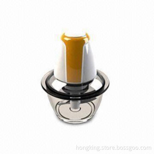 300W Powerful Mini Chopper with Glass/PC Bowl, Made of ABS and Stainless Steel